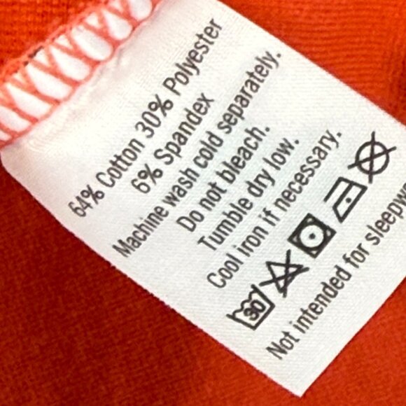 Janie And Jack Bow Ponte Mod Dress Baby Girls 18-24 Months Orange Pretty Pumpkin - Picture 4 of 4